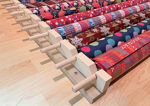 Miniatura 3 de Ahorro de espacio, organizador de carga frontal/estación para papel de regalo, cintas, celofán, rollos de vinilo, mapas y otros artículos de arte y