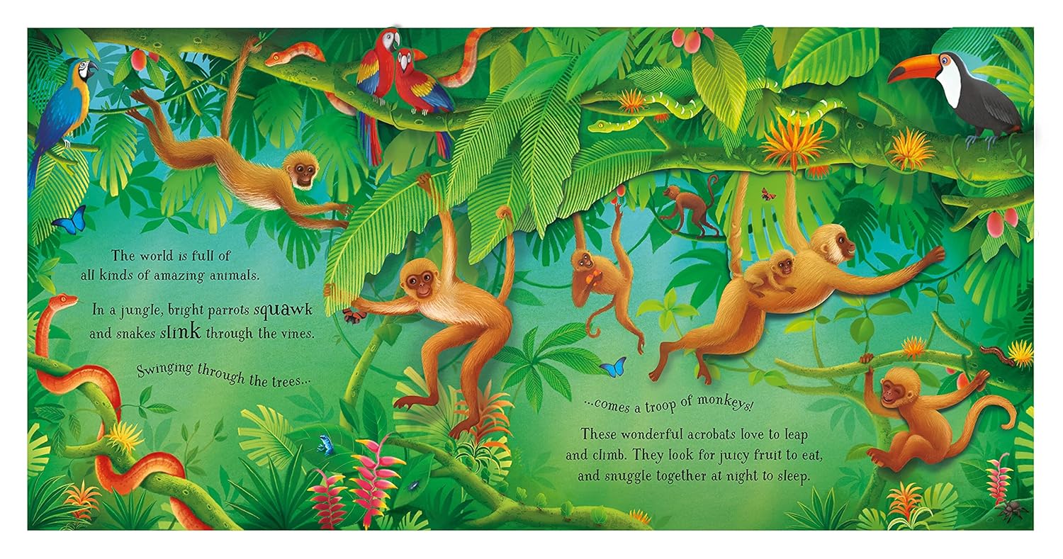 Pop-Up Animals: A Gorgeous Pop-Up Book About Tigers, Monkeys, and Pandas for Children (Ages 5-7) - Image 4