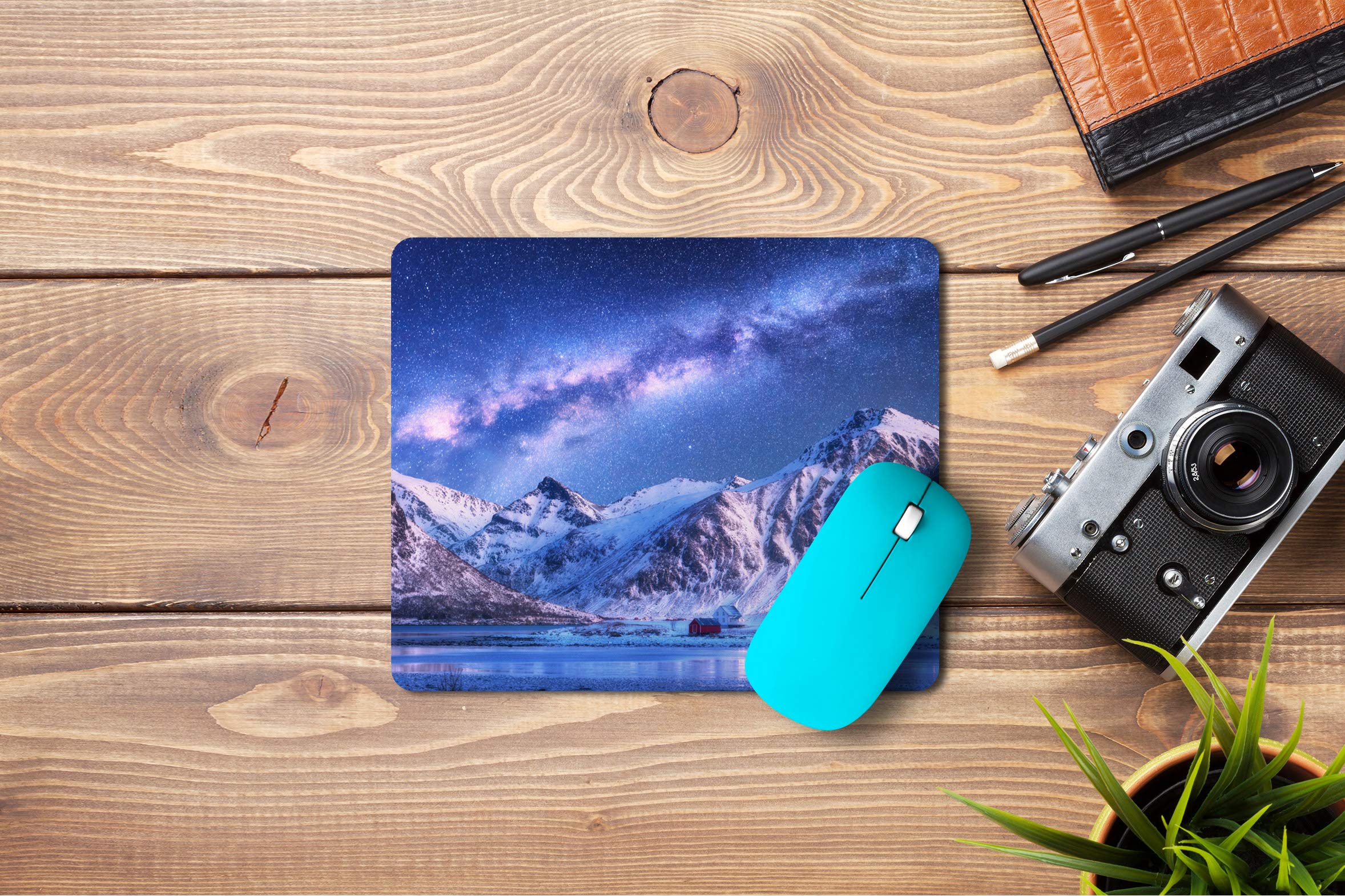 5 AceAmazing Mountain andd HD Printed Designer Speed Mousepad for Laptop|Dekstop|Gamers|Graphic designers-7x8.5 Inches
