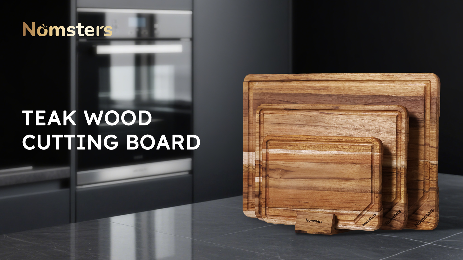 Amazon.com: 3 Pack Teak Wood Cutting Board Set for Kitchen