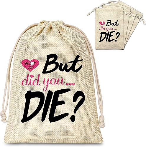 ZEDEV Bolsas para kit de recuperación de resaca, pero pero te morirás Kit de resaca para fiesta de despedida de soltera, suministros para despedida