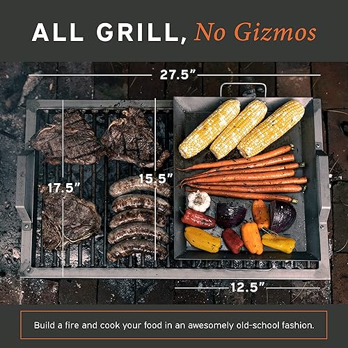 Vista 3 de Parrilla argentina - Parrillas argentinas - Parrilla Santa María - Juego de Parrilla Argentina con todas las herramientas incluidas - Asado