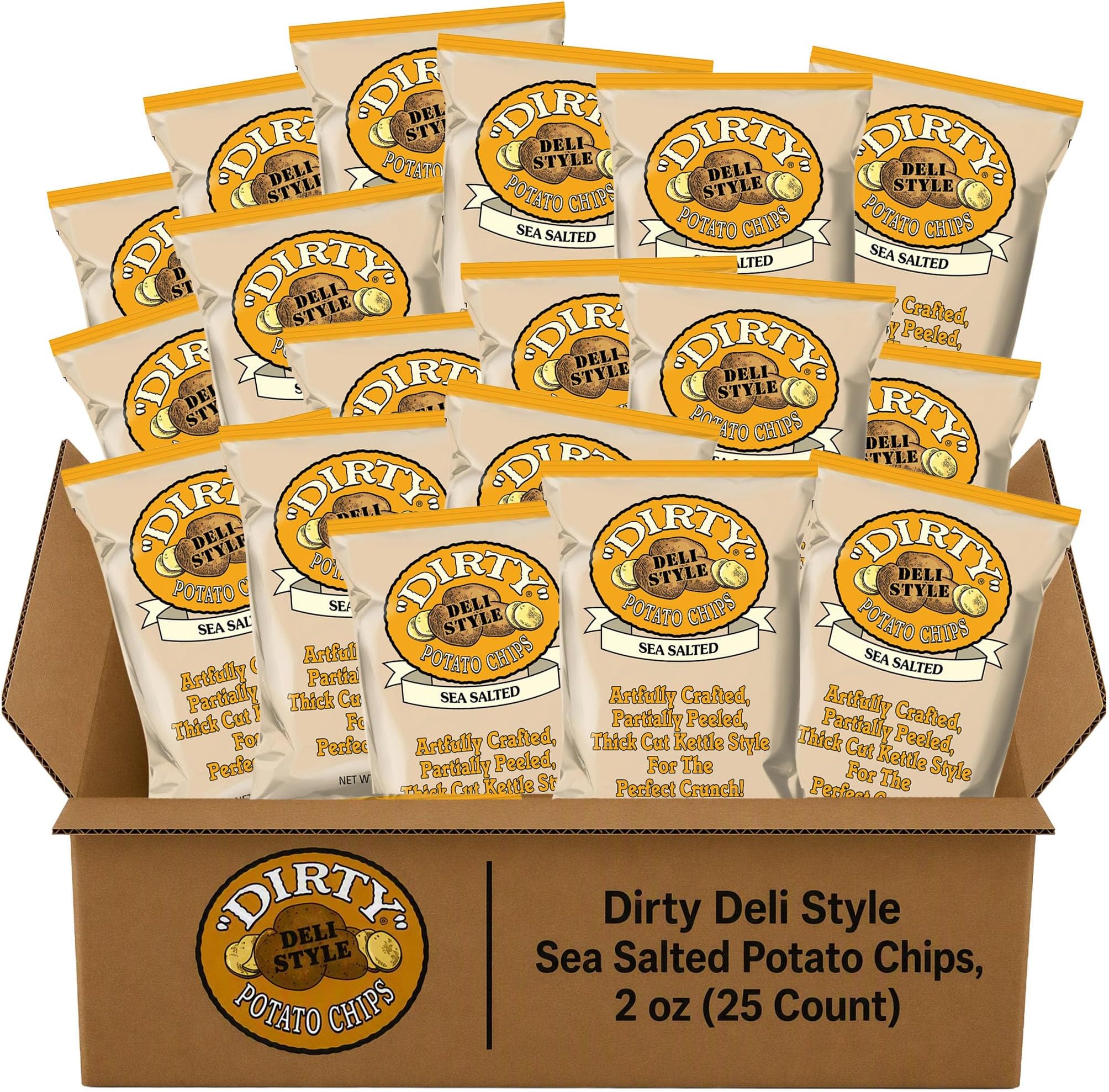 Sea Salted 2 Ounce - 25 per case.