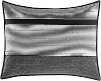 Vista 4 de NAUTICA Colección Vessey Colcha reversible y ligera, 100% algodón, prelavada para mayor comodidad, fácil cuidado, lavable a máquina, individual, gris