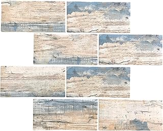 Recycled Glass Brick 0.92 sq ft/Piece Pack of 1, Recycled Glass Subway M...