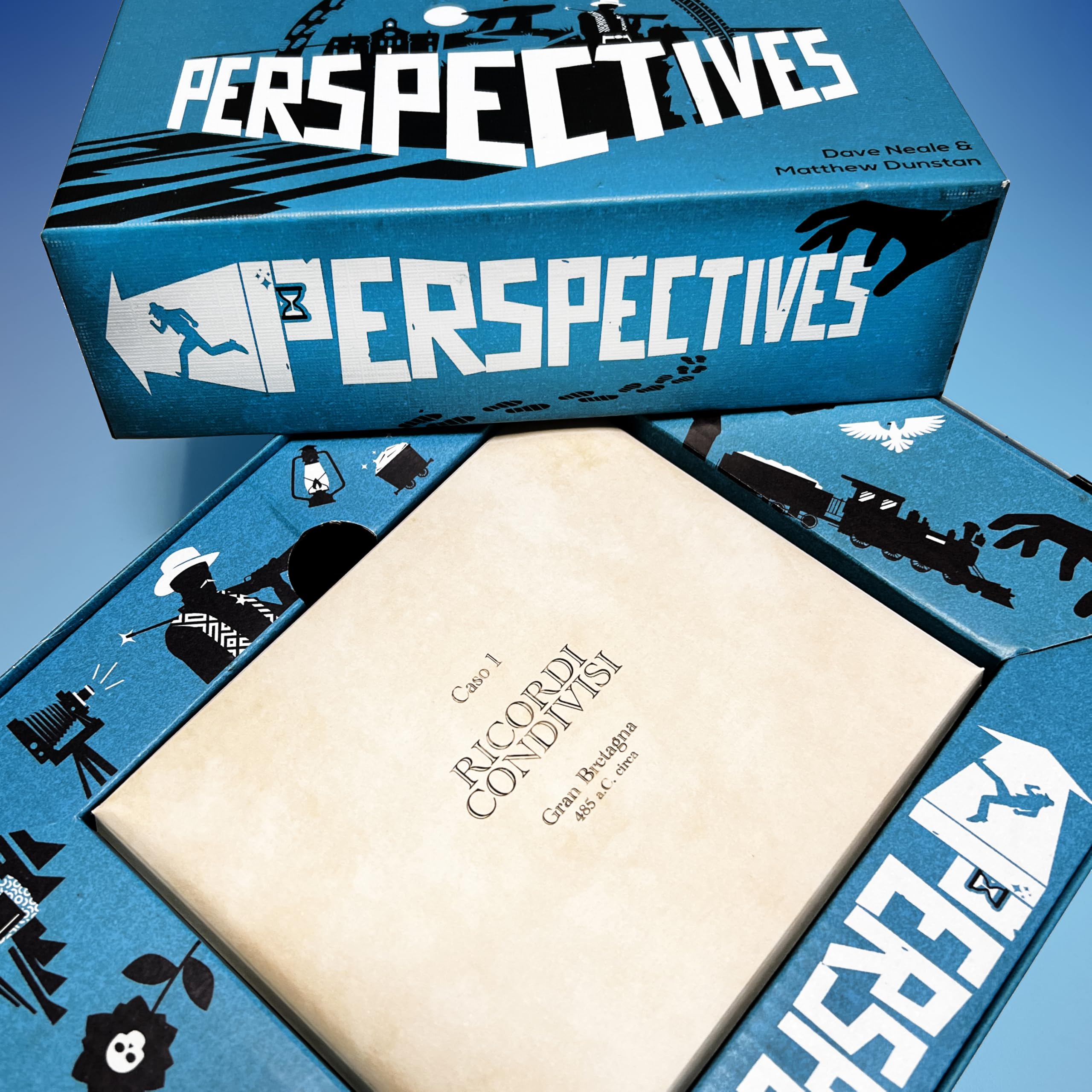 Asmodee, Perspectives Blue: Gioco da Tavolo, 2-6 Giocatori, 12+ Anni, Edizione in Italiano