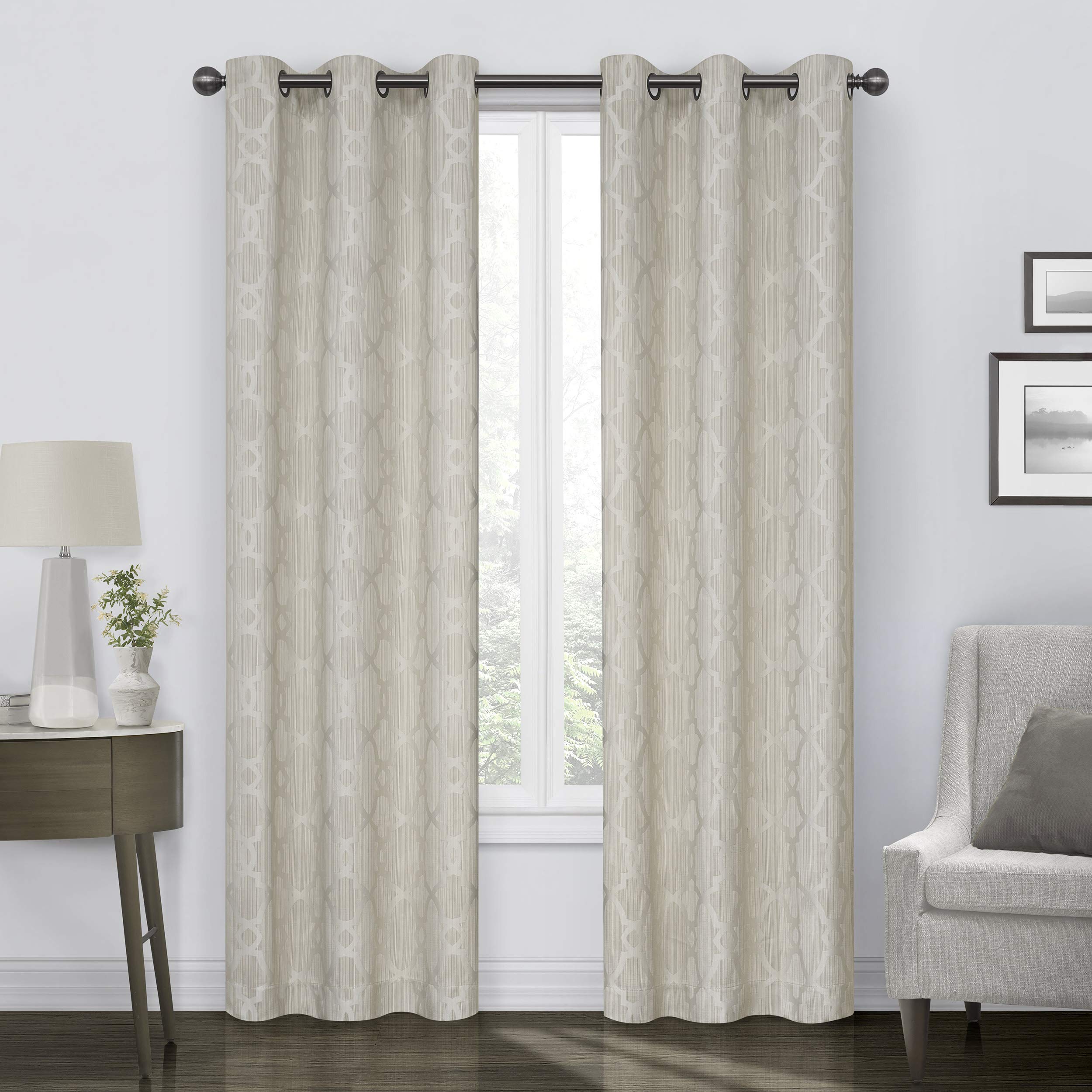 Rideau champignon Eclipse Hazel Geo pour tamiser la lumière de la chambre
