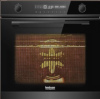 Hindware Built-In Oven Black Finish Magnus 72L | Sensor Touch Control | 13 Cooking Functions with Grill | Fan Het Mode | Triple Insulated Glass Door | Child Lock |1 Yr Comprehensive Warranty