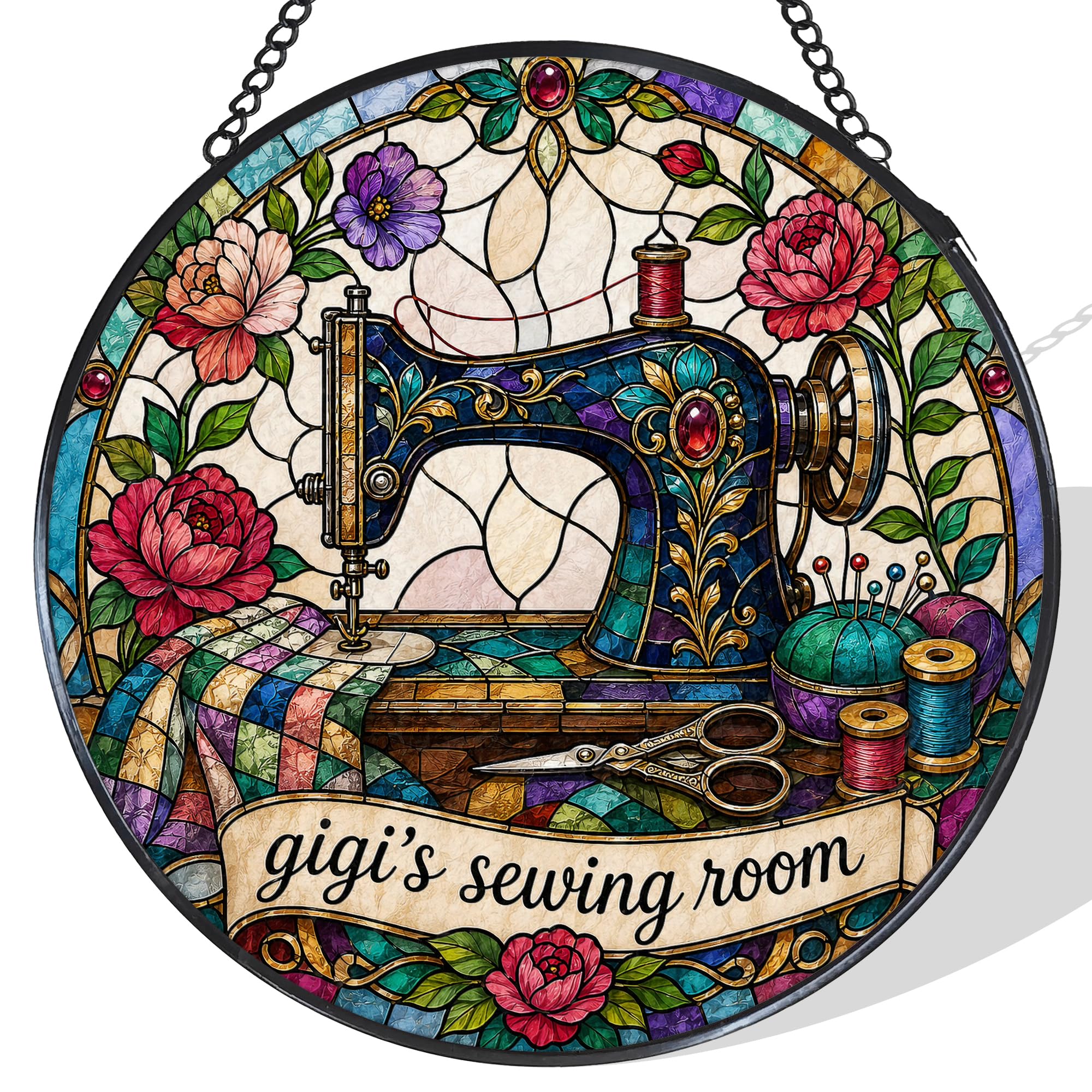 Stained Glass Sun Catcher - Sewing Gift for Quilters -18