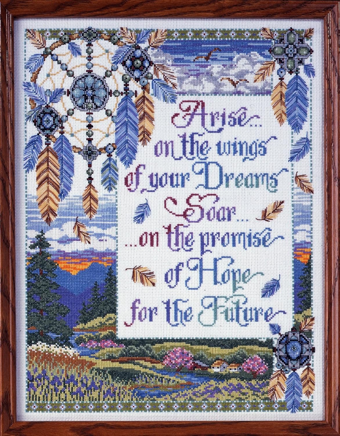 Design Works Counted Cross Stitch kit - Arise On Wings
