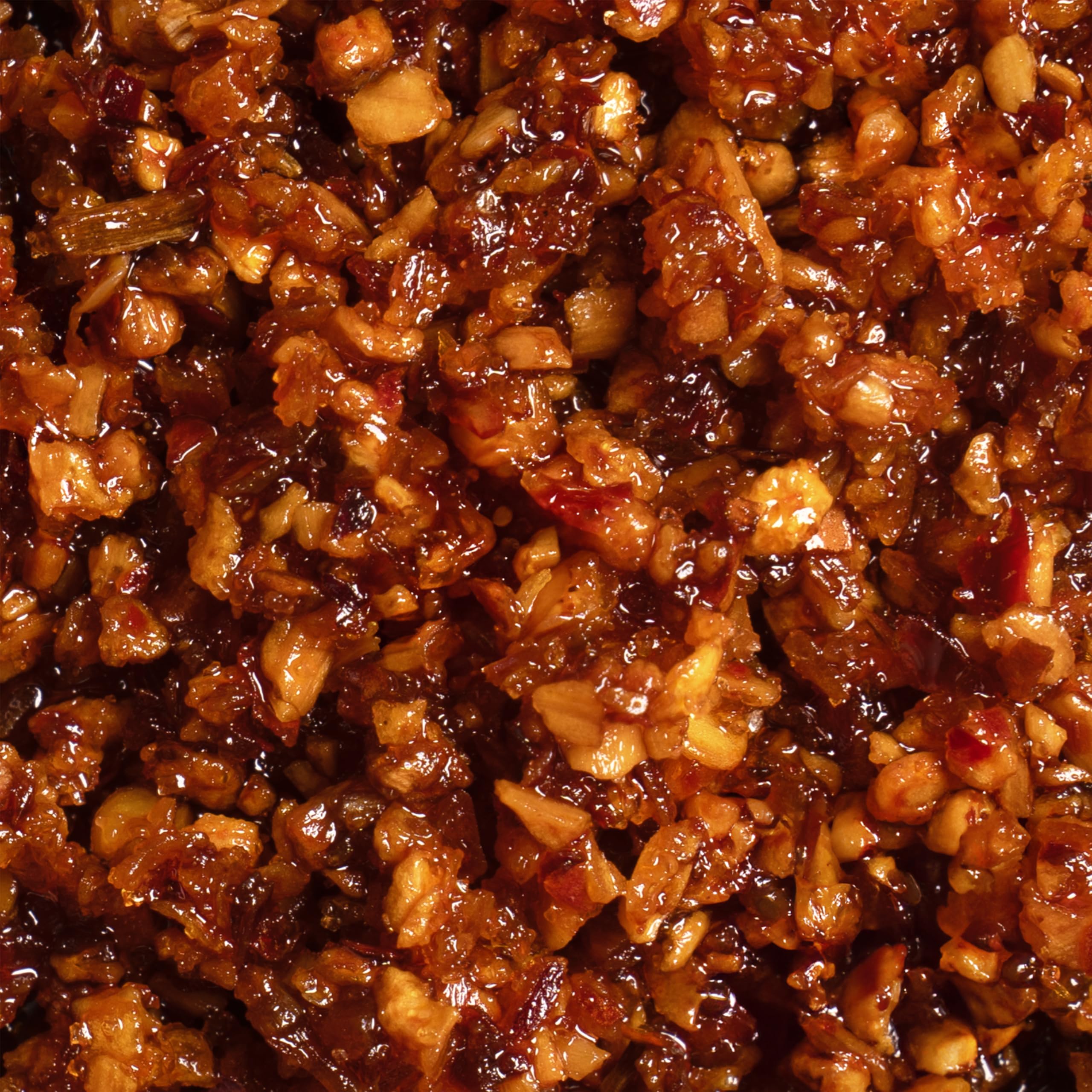 REISHUNGER Knoblauch Chili Crunch – 6 x 115 g | fertiges Crispy Chili Öl aus Knoblauchflocken, mild–scharfem Chili und würzigen Zwiebeln