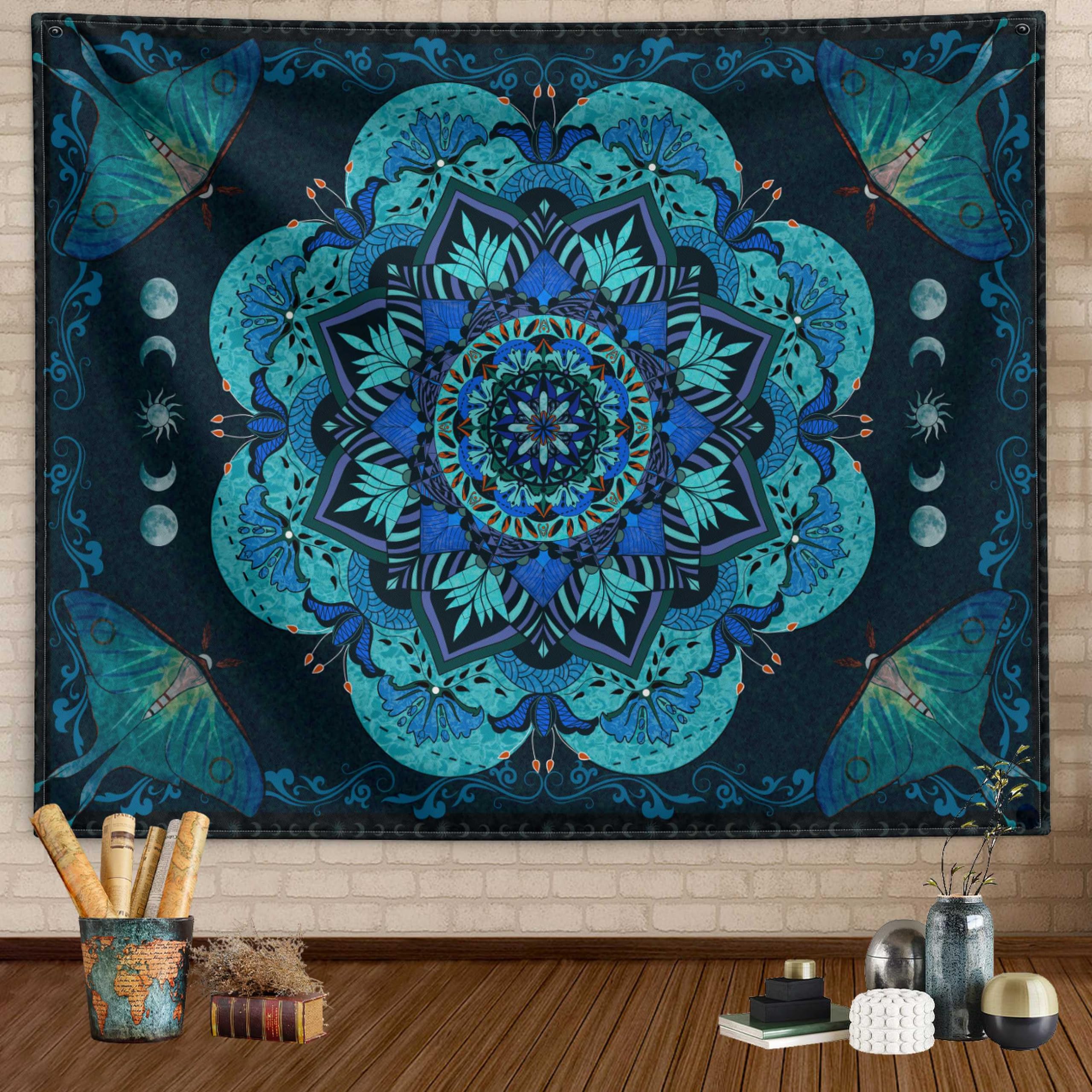 LZBXBXDA Mandala Boho Tapestry Wall Hanging Home Decor
