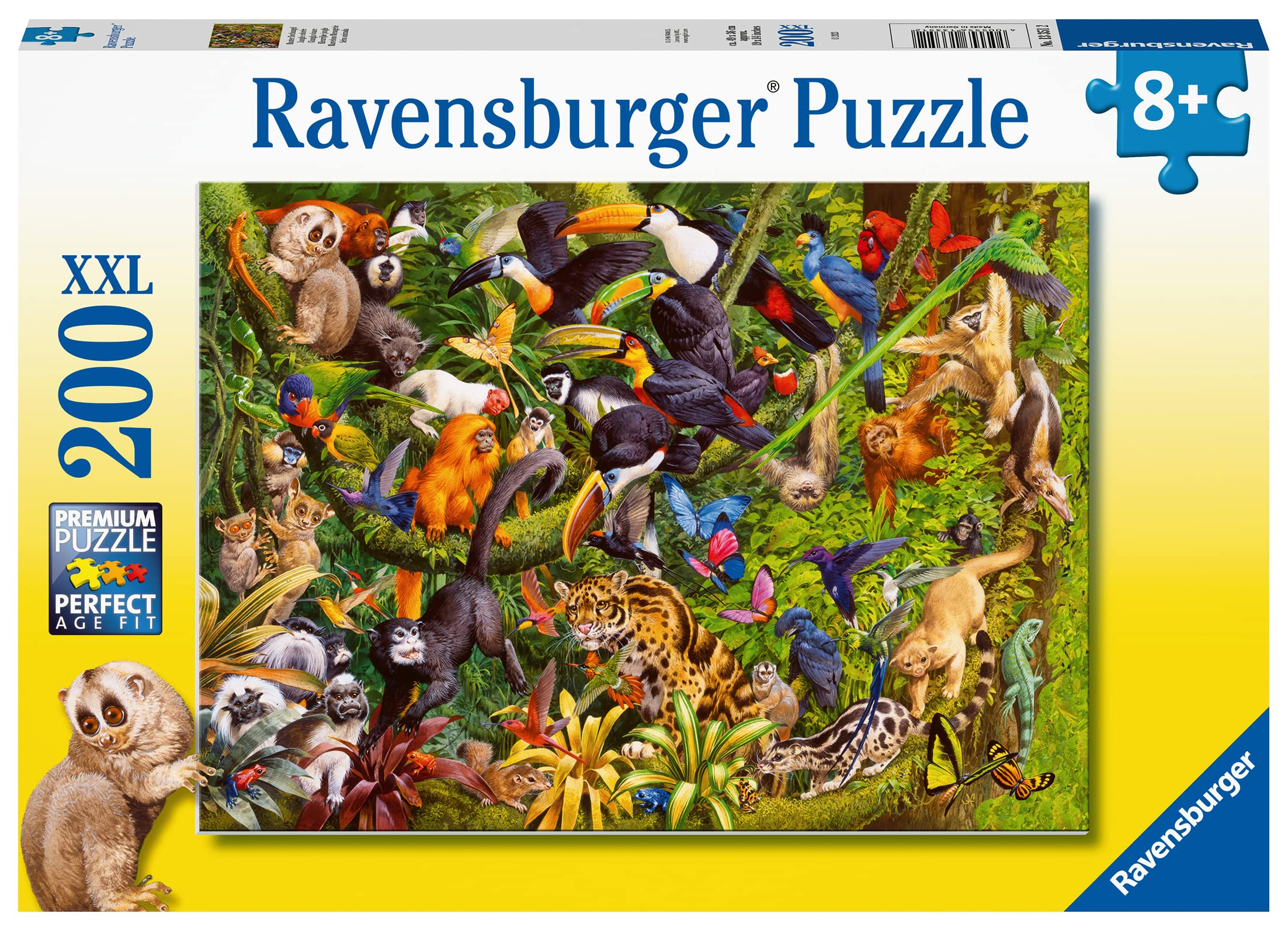 Ravensburger Children Puzzles Colorful Jungle - Ages 8+