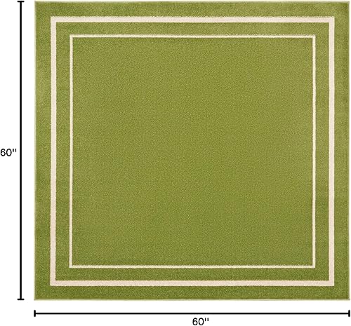 Vista 311 de Nourison Home Essentials - Alfombra contemporánea de 5 x 7 pies, color marfil/negro