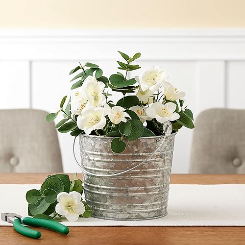 Michaels Paquete de 12 unidades 6.3 pulgadas cubo galvanizado de Ashland