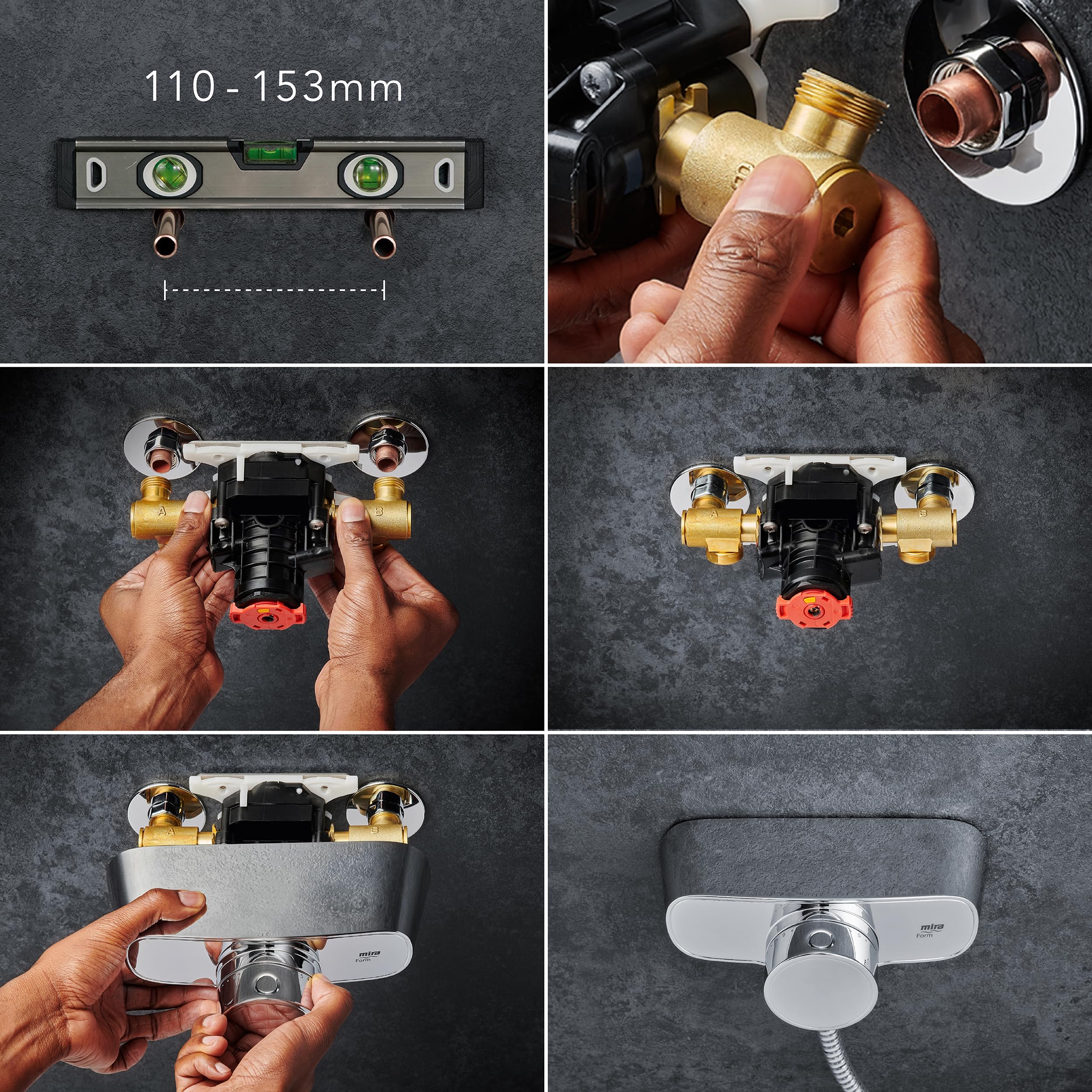 Mira Showers Form Mixer Shower Single Outlet 31982W-CP, Silver - Image 4