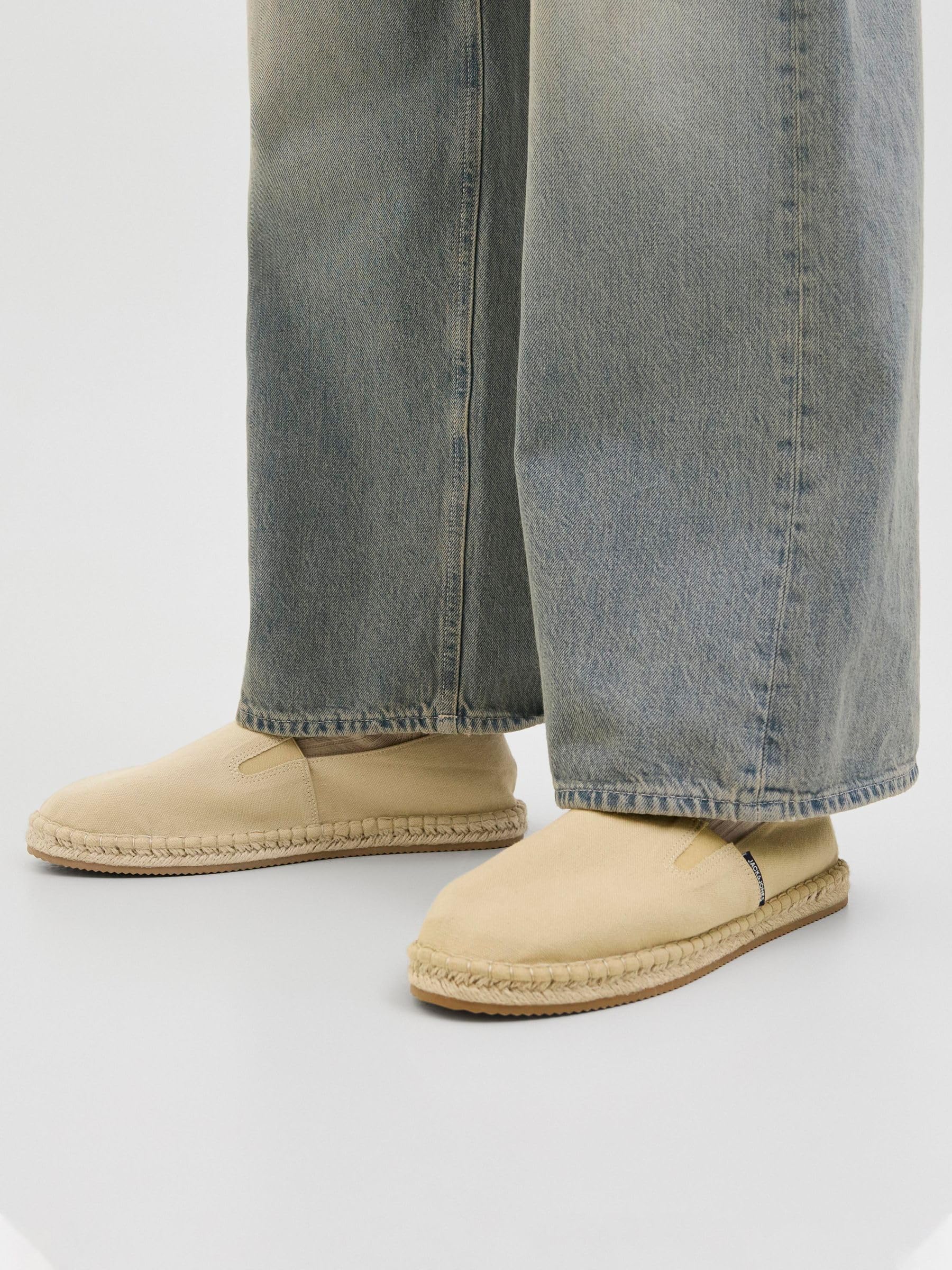 Jack & Jones Espadrilles Jfwregent pour Homme, Plaza Taupe, 45 EU
