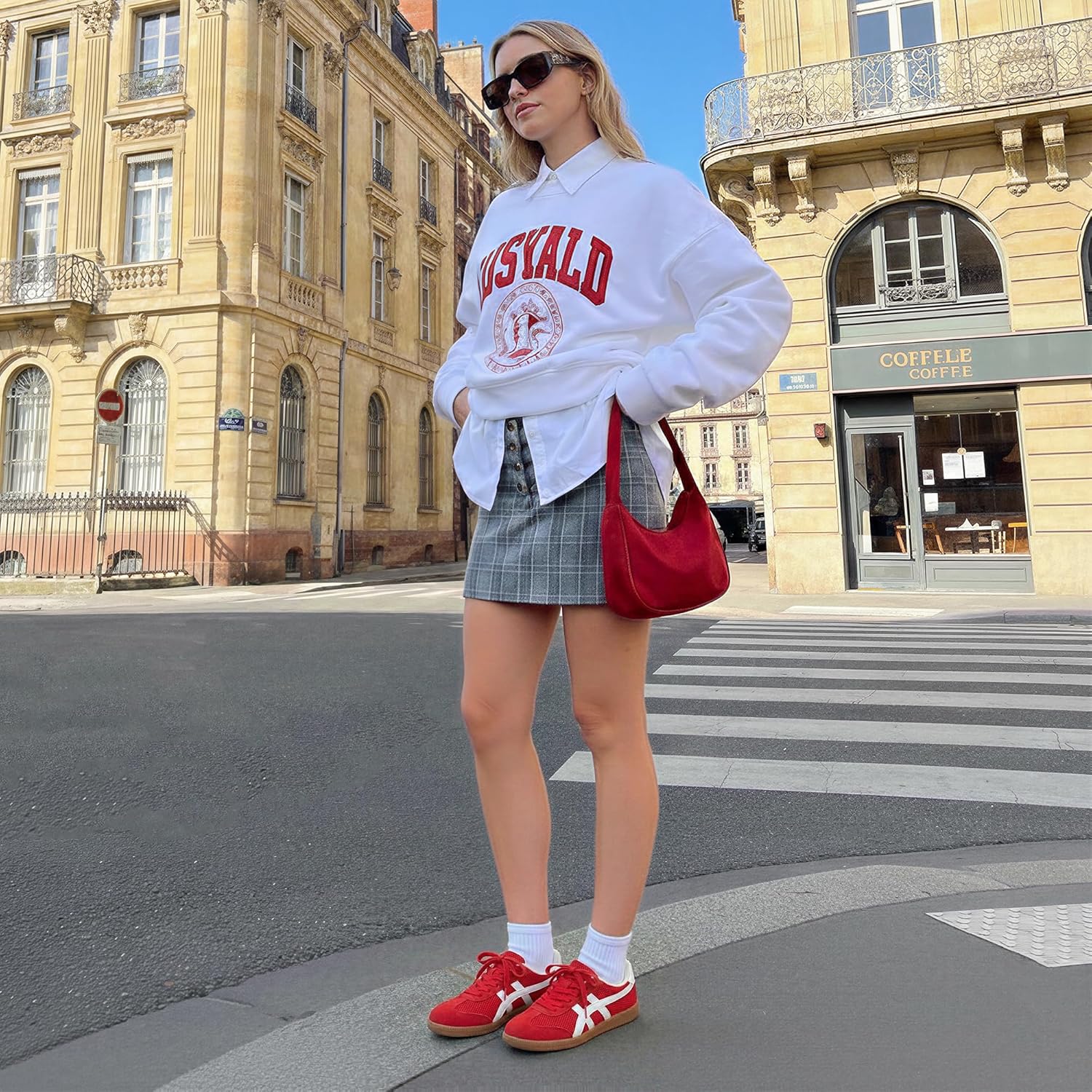 Casual Sneakers for Women Lace Up Tennis Shoes Non Slip Women's Fashion Sneakers, Trendy and Comfortable - Image 2