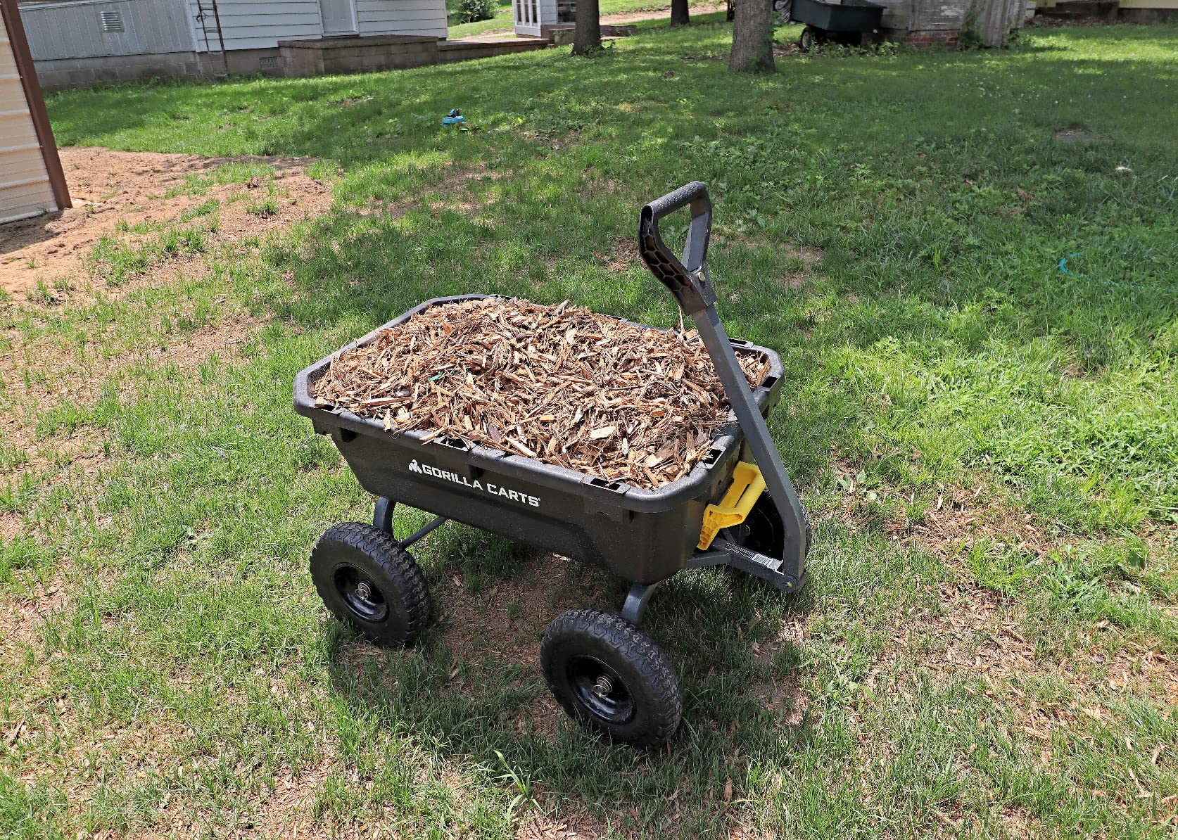 46/mo Finance Gorilla Carts 7GCGNF HeavyDuty Poly Dump Cart with