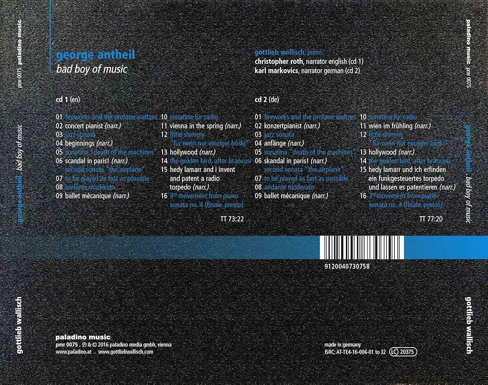 BAD BOY OF MUSIC ジョージ・アンタイル 自伝　（絶版） Amazon.co.jp: Bad Boy Of Music : Antheil, George: 洋書