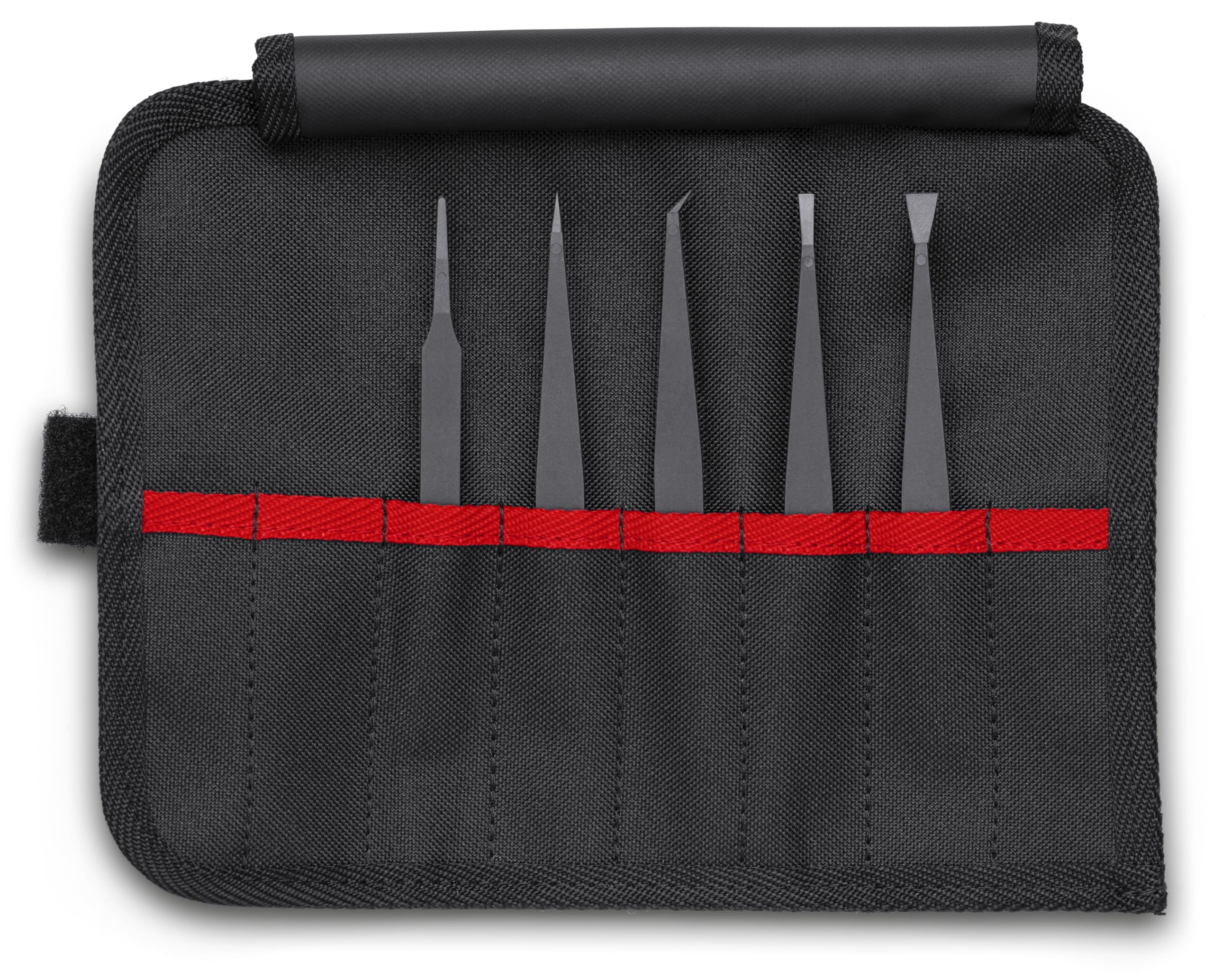 KNIPEX Assortimento di pinzette in resina sintetica ESD 5 pezzi, 92 00 05 ESD
