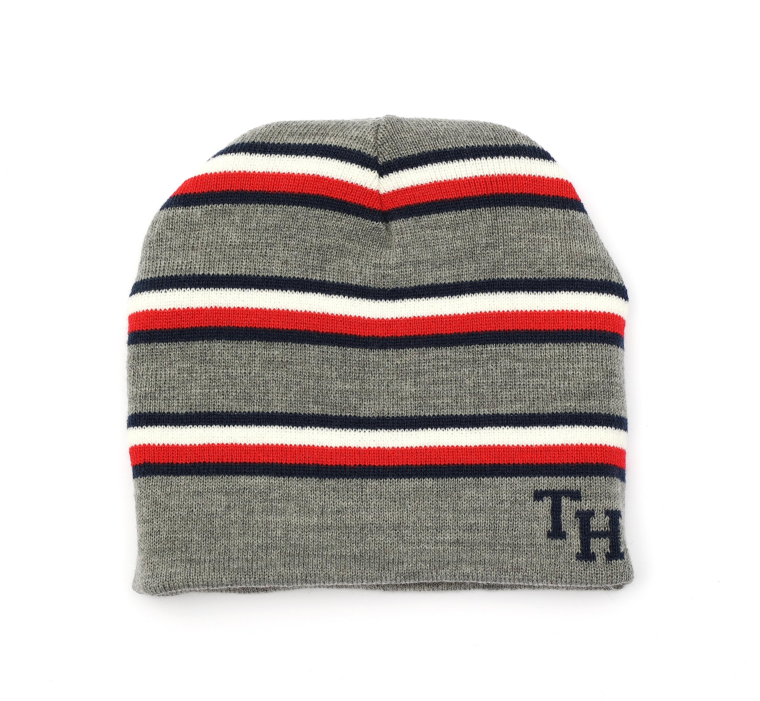 Tommy Hilfiger Jungen Wendbares Logo Mix Beanie und Handschuh Set Beanie Mütze