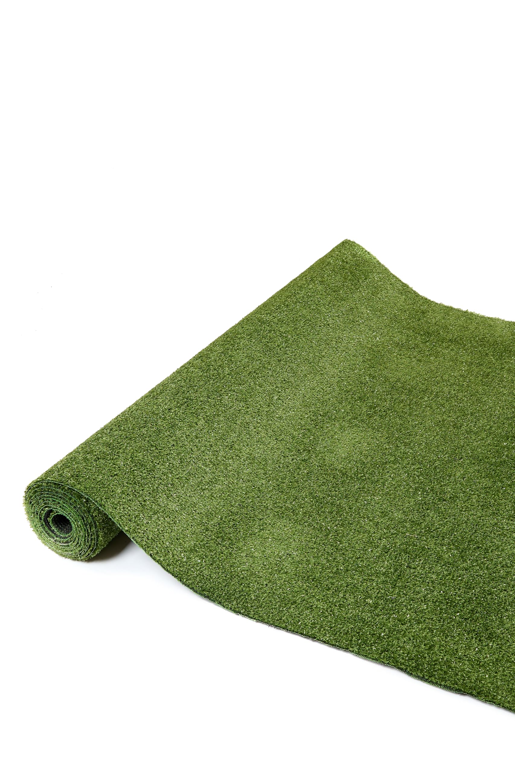TAPISO Natural Erba Sintetica per Esterno da Giardino Drenante 6 mm Prato Sintetico da Esterno Resistente UV Tappeto Erba Finta per Esterno Rotolo Verde 100 x 250 cm