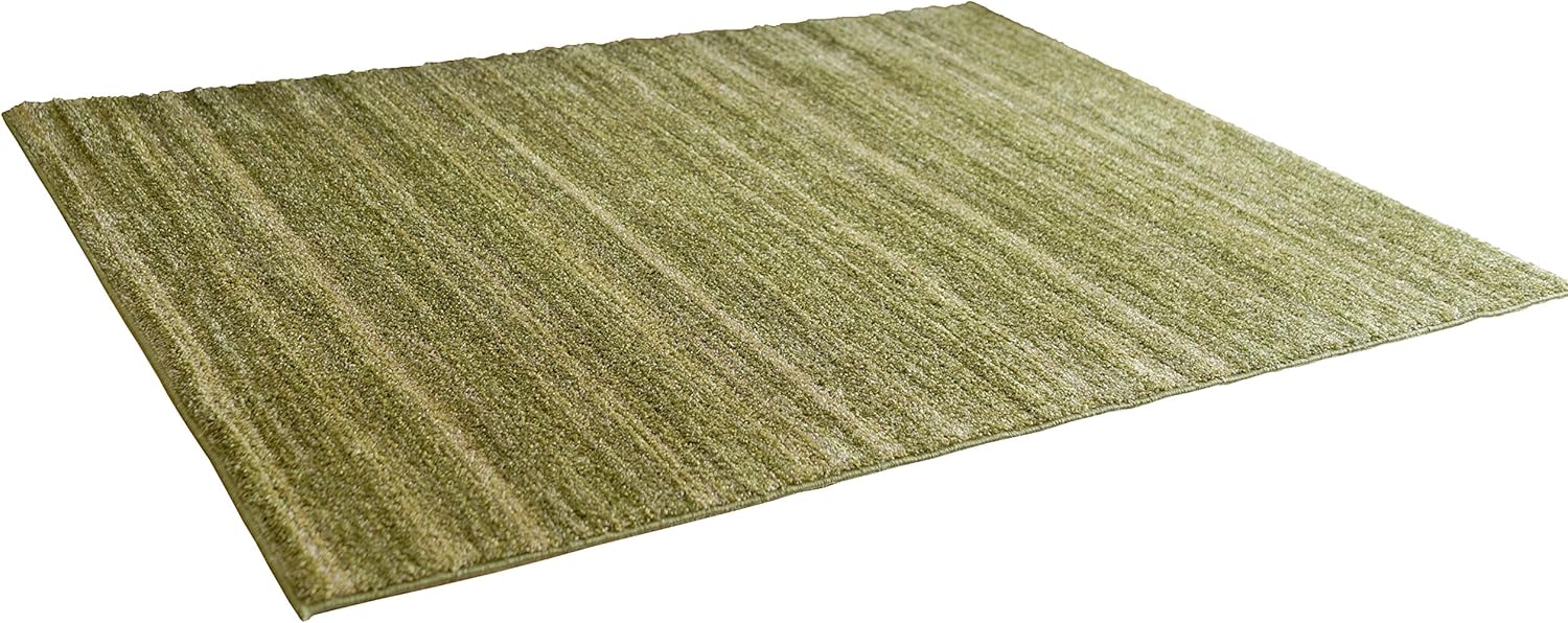 スミノエ ラグ リュストル(100×140cm／モスグリーン)【日本製】