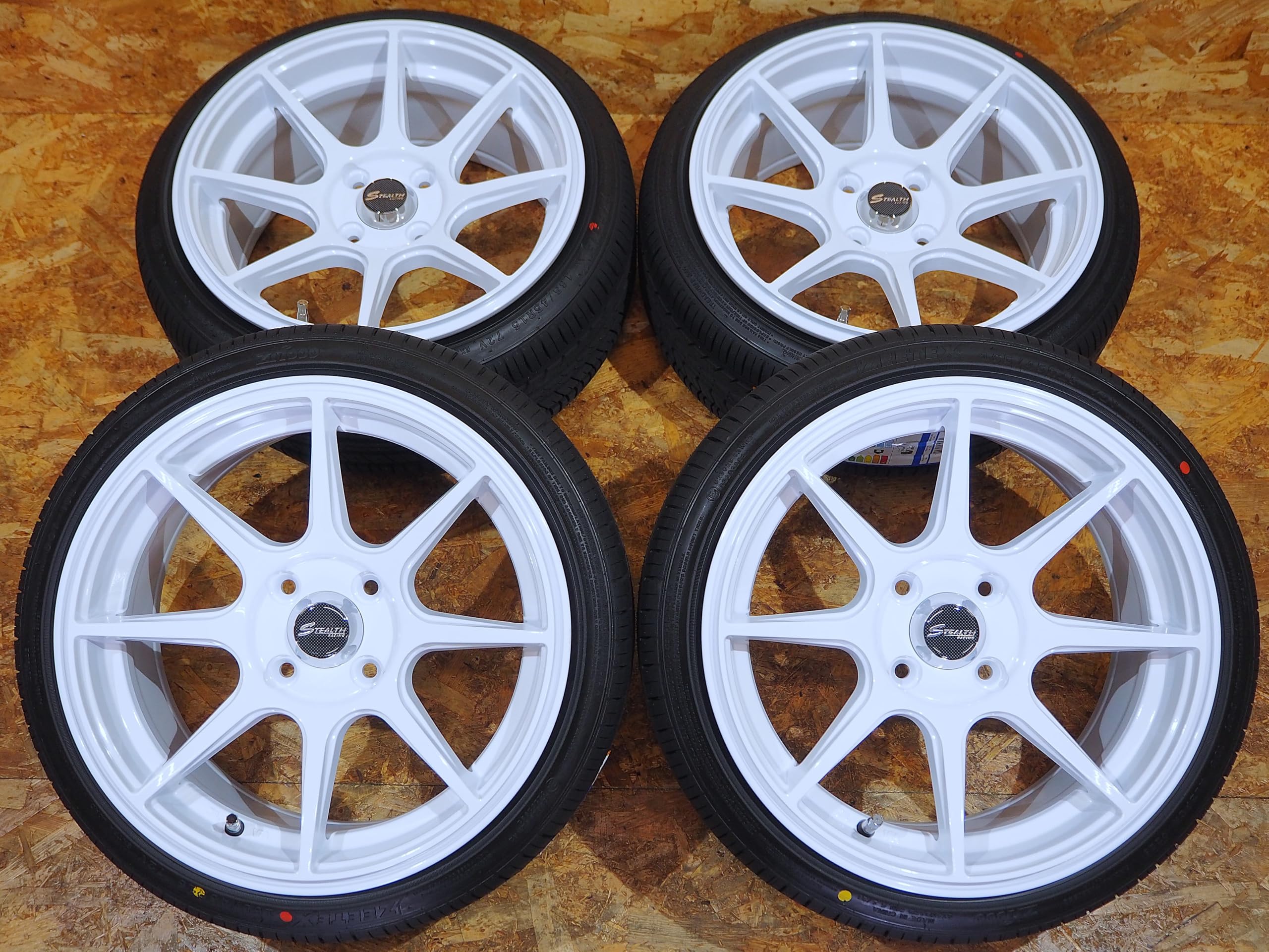 Amazon | 165/45R15 7.0J+30 4H100 タイヤホイールセット 1台分