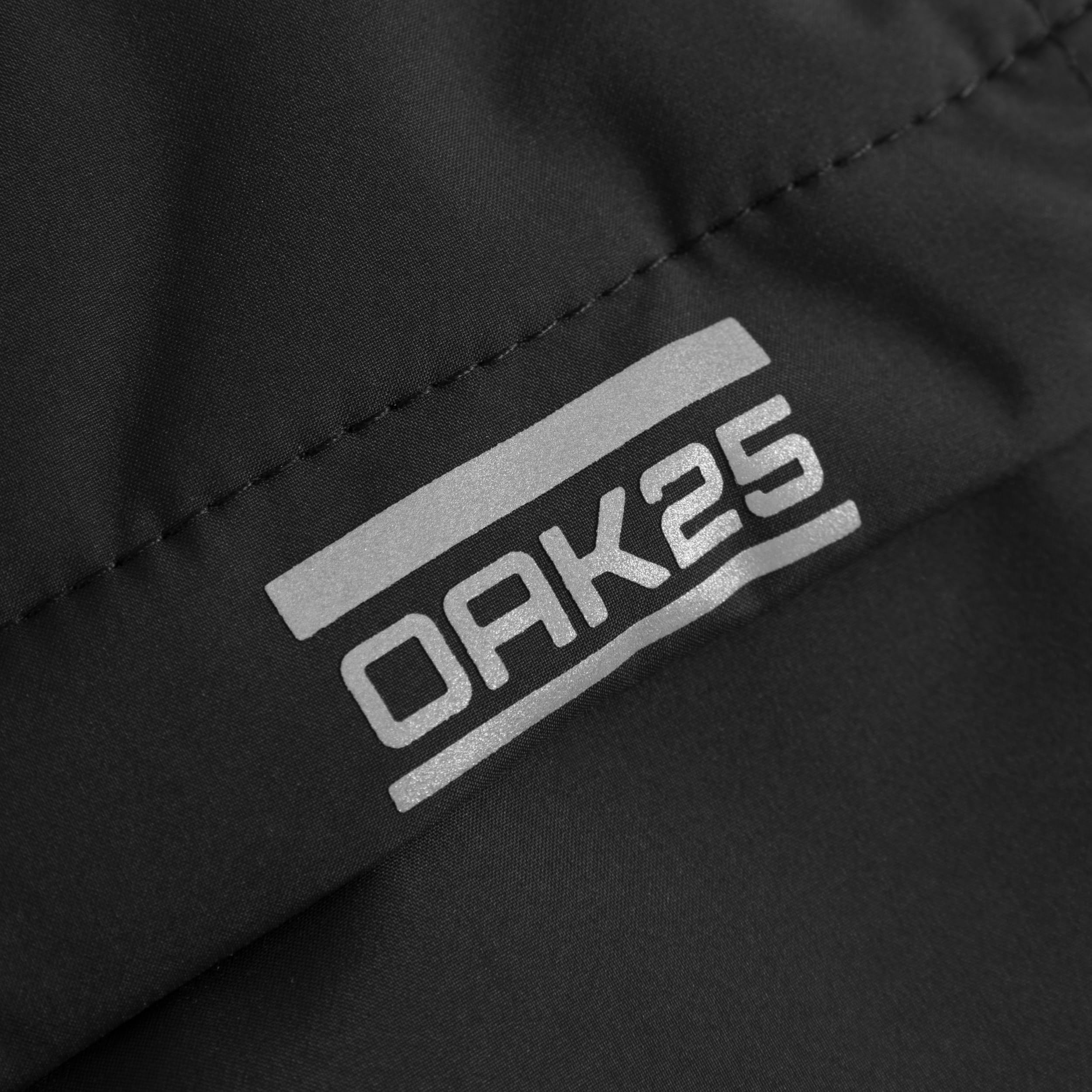 OAK25 Cappello Impermeabile Singolo per Donne e Uomini - Commute Hood - Sciarpa con Cappuccio e Zip - Cappello Antipioggia & Riflettente - Berretto Foderato per l'Autunno e l'inverno