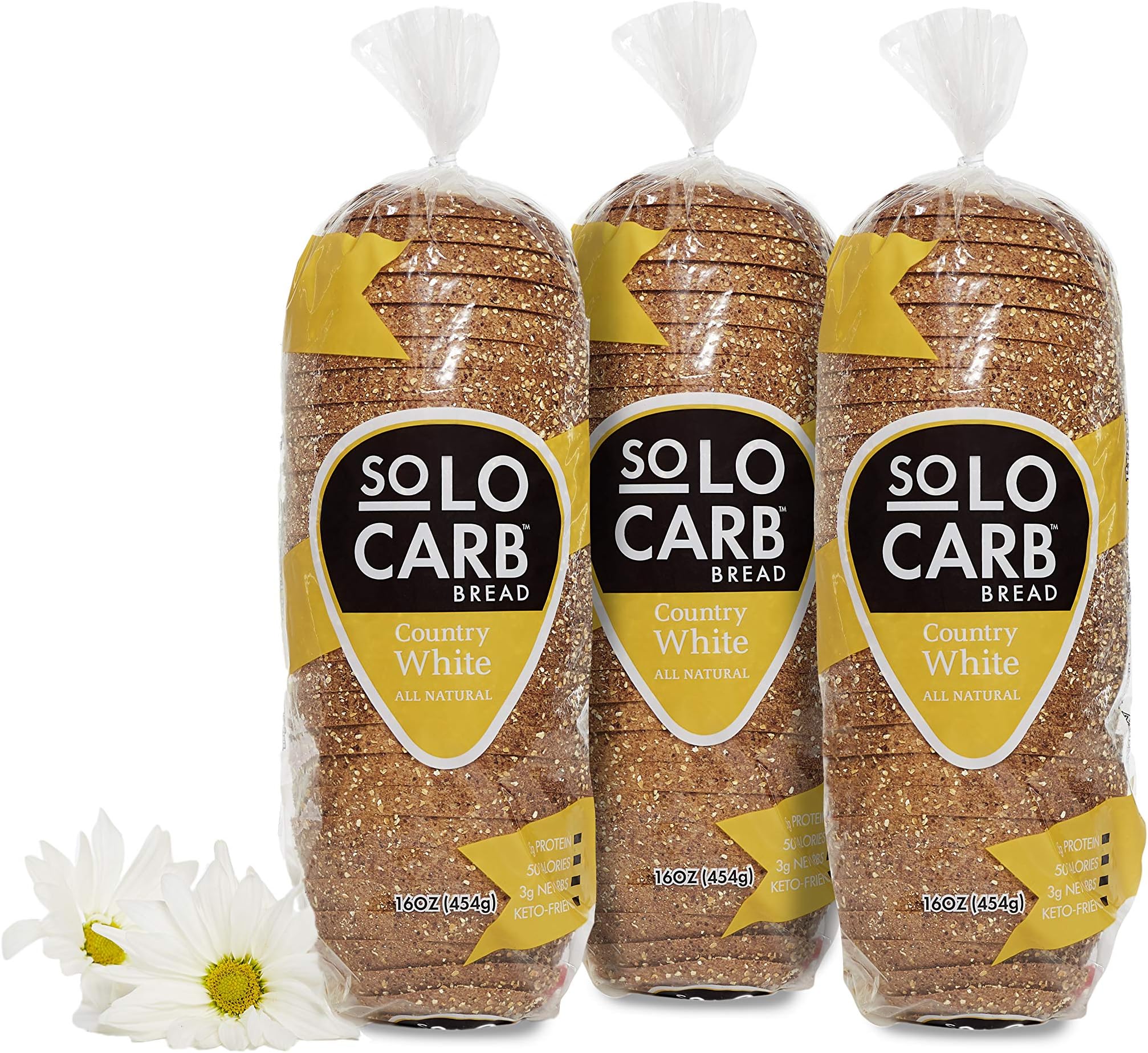 SoLo Carb Bread Country White (3 Loaves per Order)