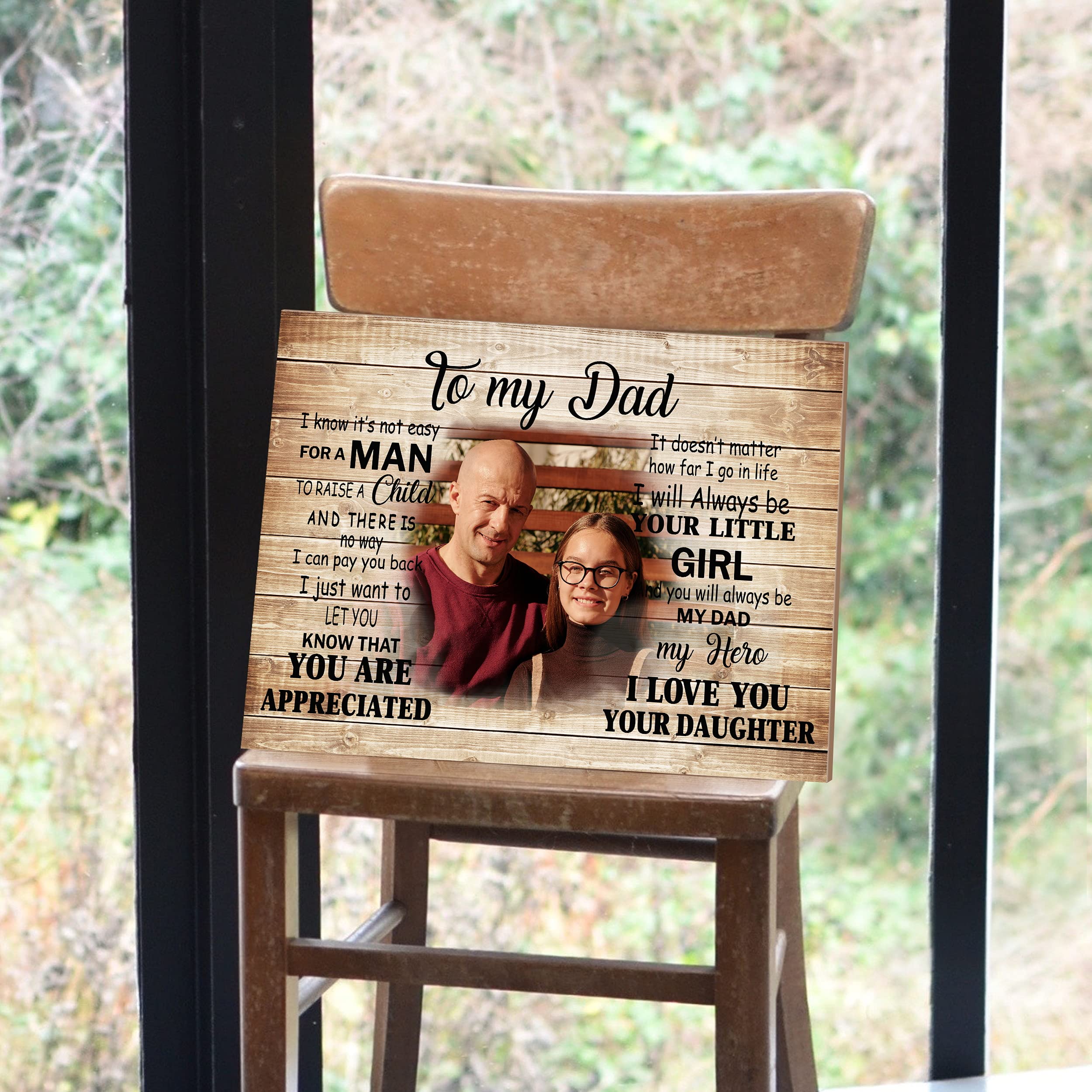 DAD Photo Canvas Print | Personalised Treasure