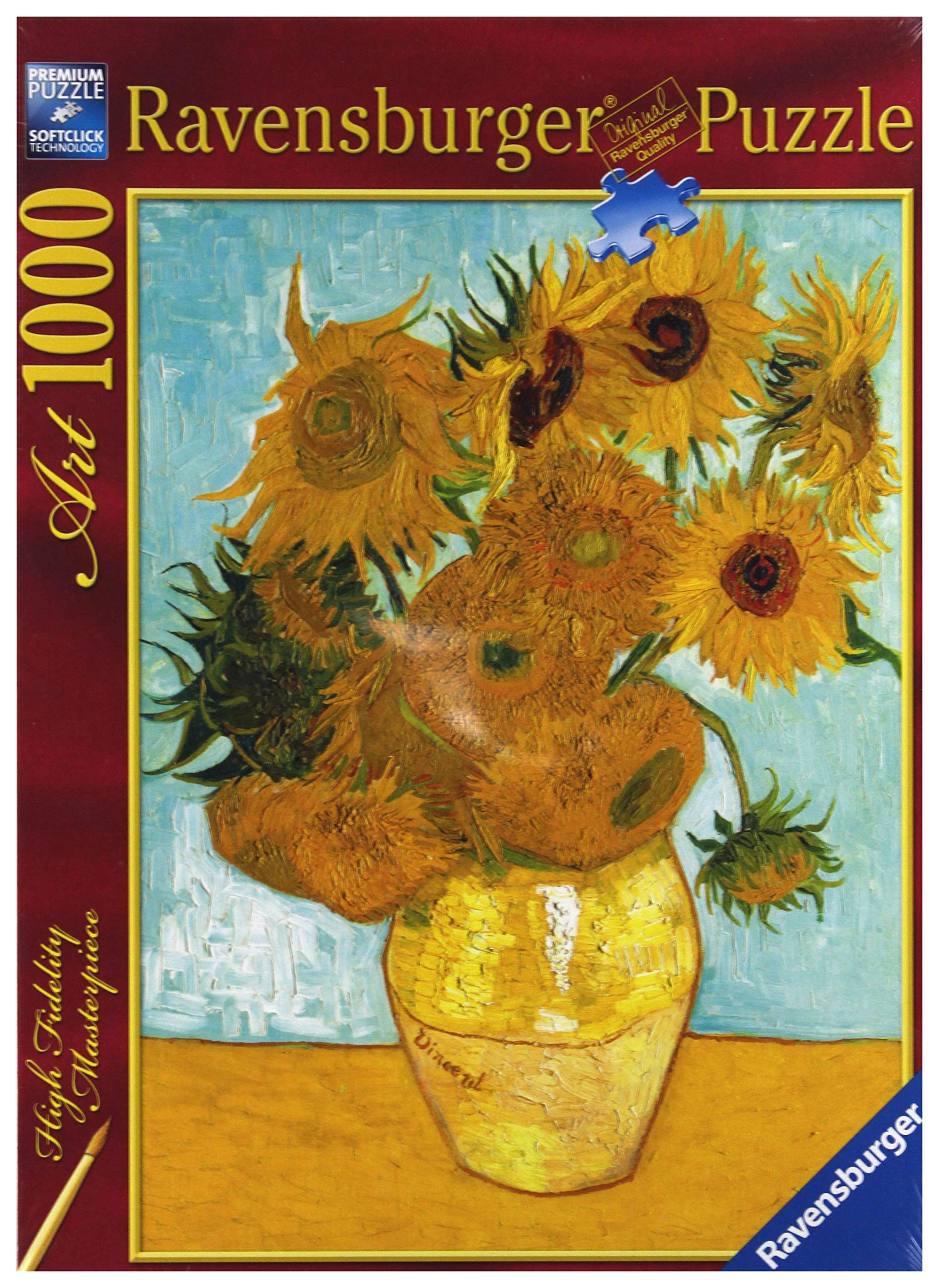Eurographics 1000 Teile Puzzle – Sonnenblumen Von Vincent Van Gogh, 68x48 Cm