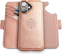Vista 72 de Dreem Fibonacci - Funda tipo cartera para iPhone 14 Plus Funda desmontable de piel vegana 2 en 1 con soporte integrado, soporte para tarjetas