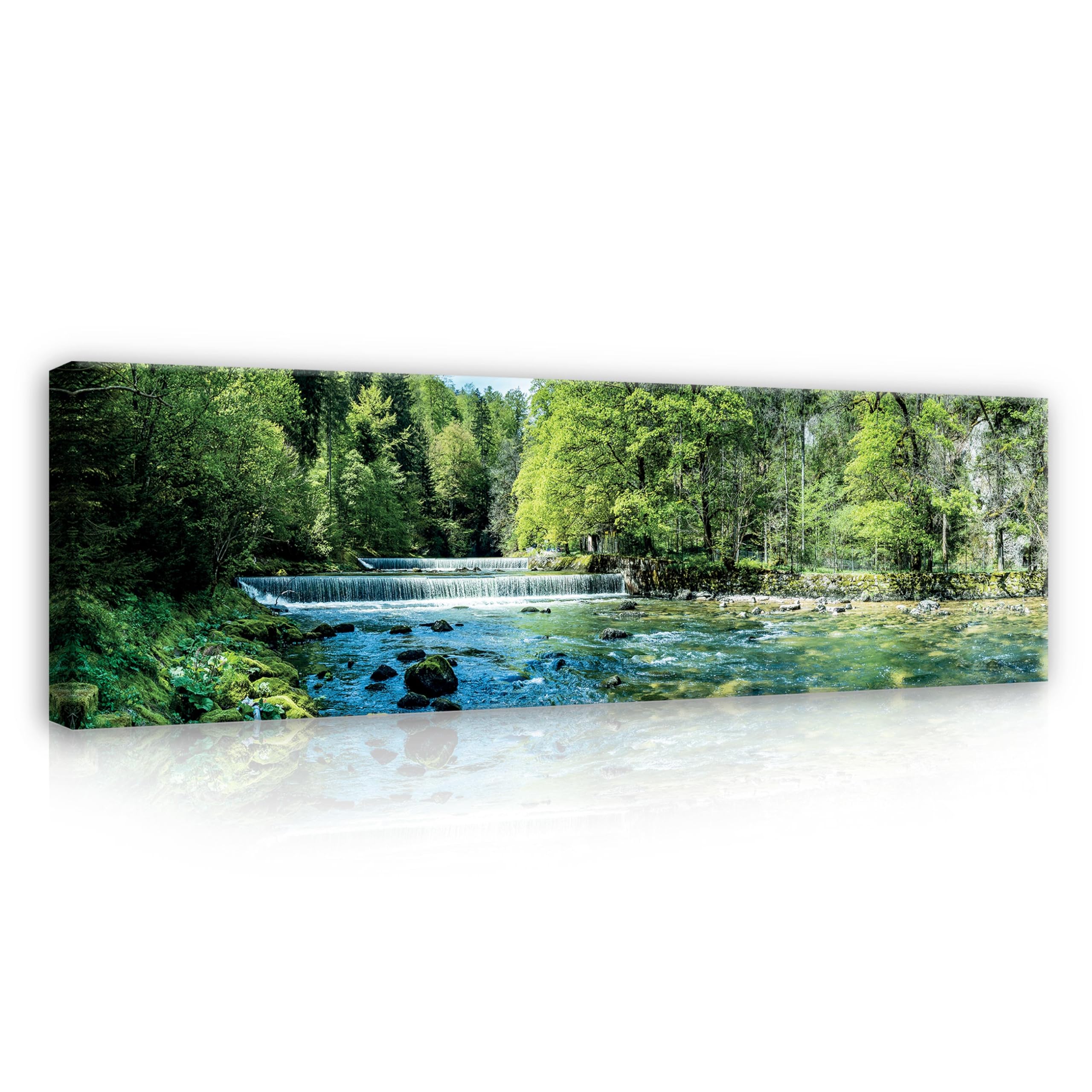 WallArena Stampe su tela 145x45 cm | Paesaggio, stampa su tela, immagine su tela, dimensioni: 100x75 cm (LxA) - un pezzo su tela. Tela