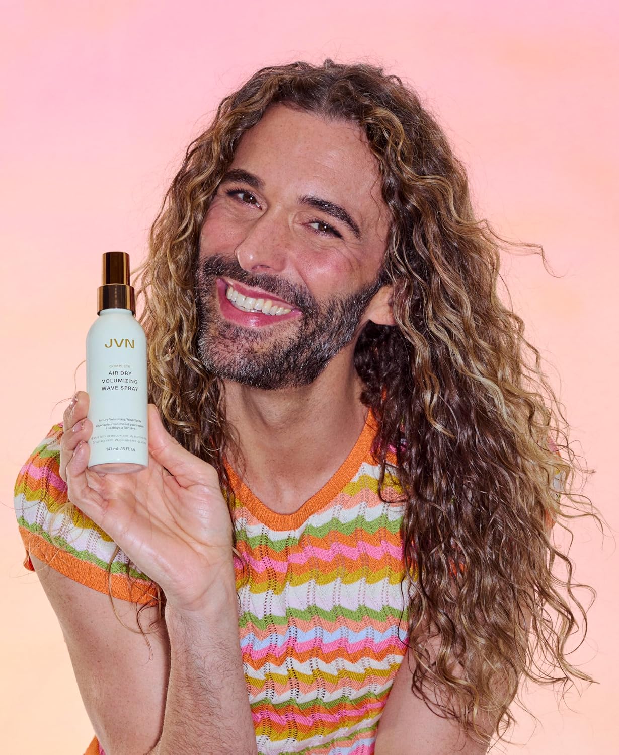 JVN Air Dry Volumizing Wave Spray, 5.5 fl oz (Pack of 1)