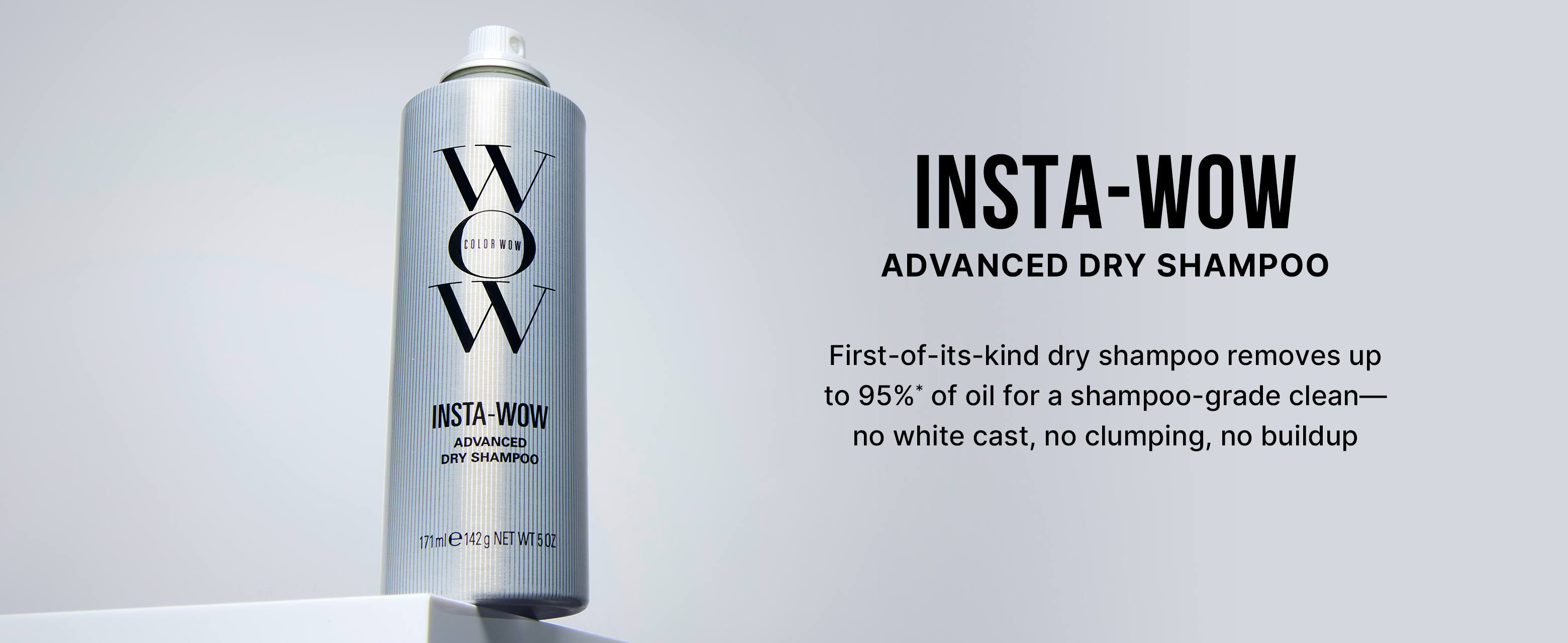 Color Wow Insta-WOW Advanced Dry Shampoo – Breaks down and removes oil for shampoo-grade results | No grit, no clumping, no powdery residue | Best dry shampoo for oily hair