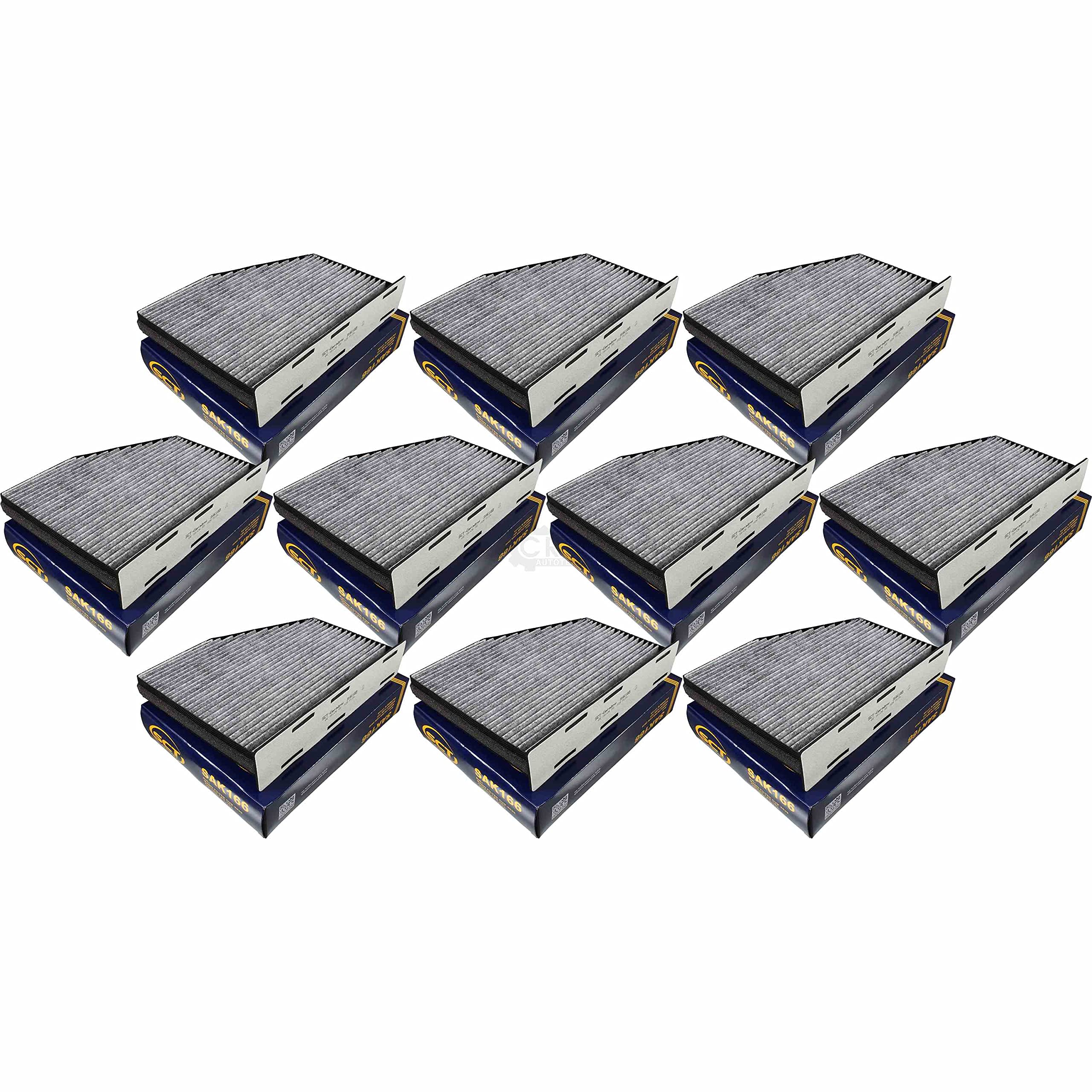 Set 85499977 SAK 166 10 filtros originales SCT para habitáculo, filtro de polen