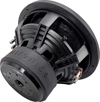 Hifonics BRW12D2 2000 Watts 12 Inch Brutus Car Audio Subwoofer with Heavy Gauge, Powder Coated, Aluminum Die-Cast Basket, Dual 70 Oz Magnet, 3 Inches Voice Coil - Dual 2 Ohm - 12 in