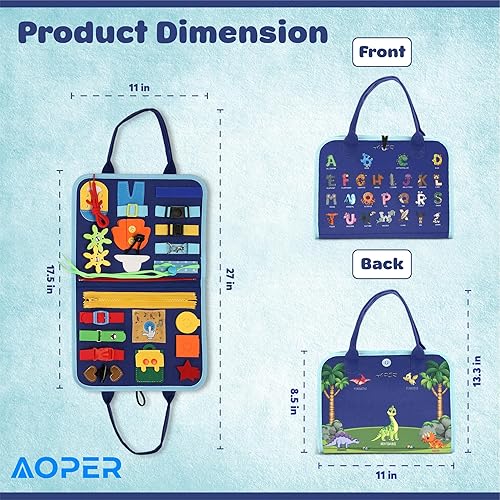 Miniatura 5 de Busy Board  Juguetes Montessori 26 en 1 para niños de 1 año  Libro ocupado atractivo e interactivo para niños pequeños de 1 a 3 años  Libro ocupado