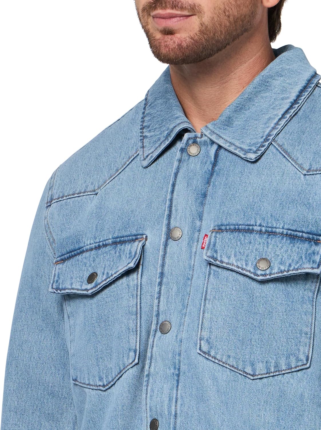 Levi's Men's Cotton Western Shirt Jacket - Image 3