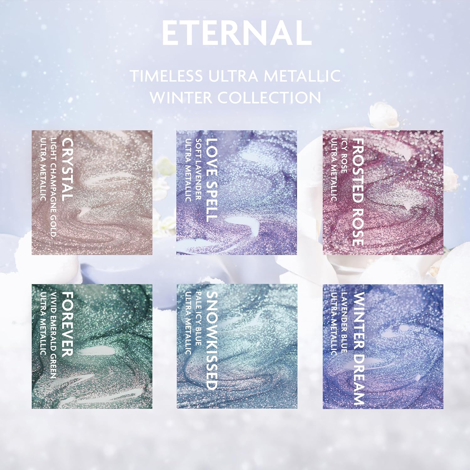 ILNP Eternal Collection - Winter Wedding-Inspired Nail Polishes