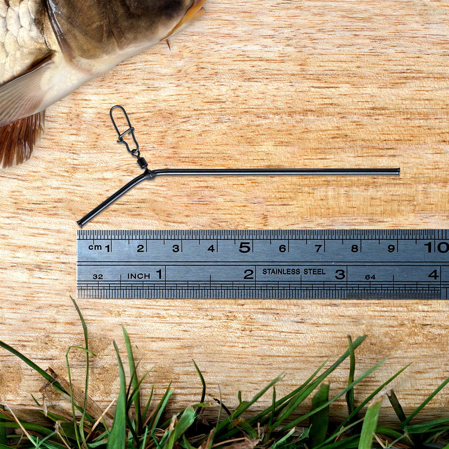 AMZfishing 10 x wysięgnik zapobiegający splątaniu się z metalu o długości 5,7,9 lub 12 cm | element dystansowy do wędkowania | akcesoria do karpia | rurki przelotowe | akcesoria wędkarskie | karmnik