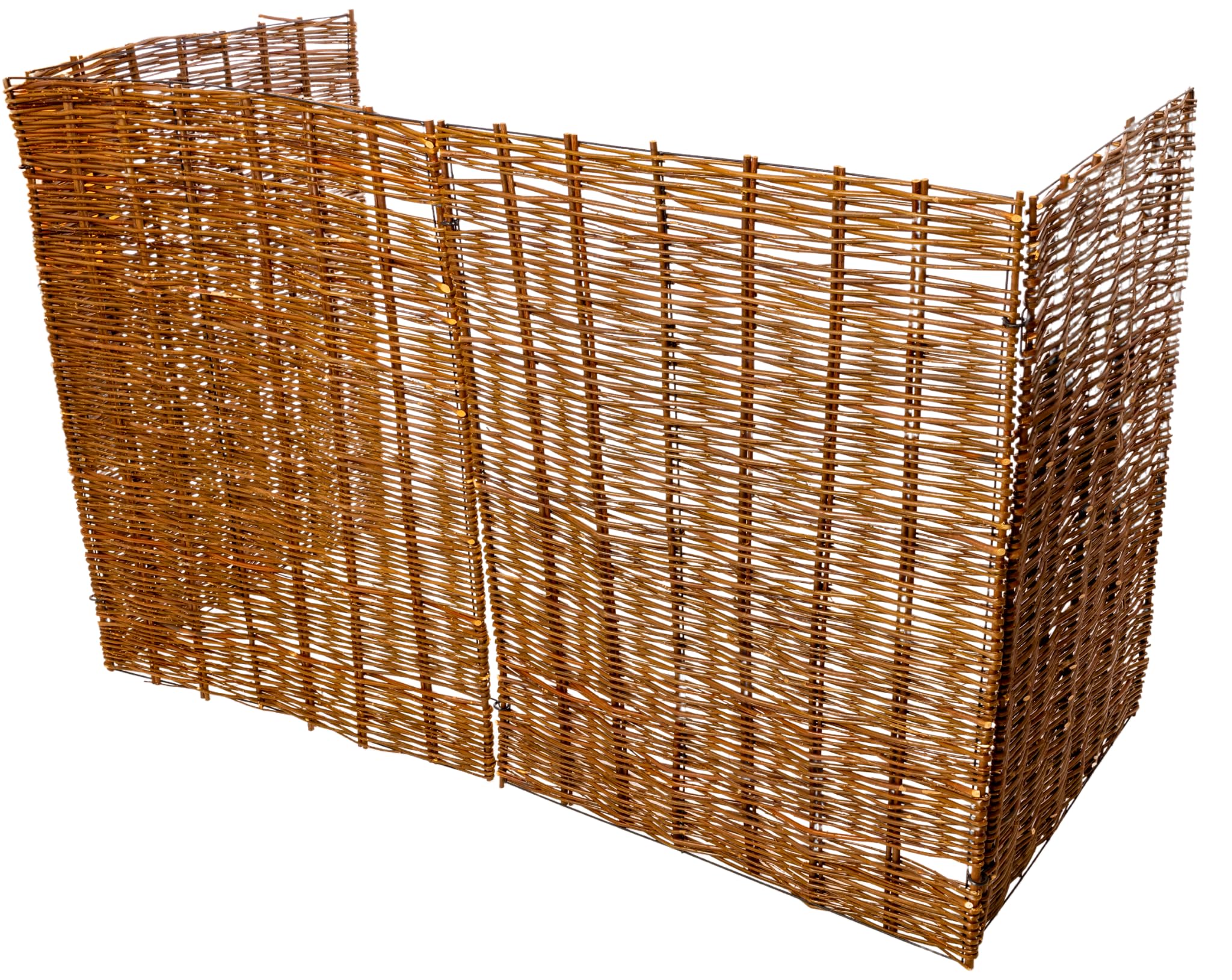 Buy Willow Wheelie Bin Screen (Triple) Wheelie Bin Hidwaways Wall