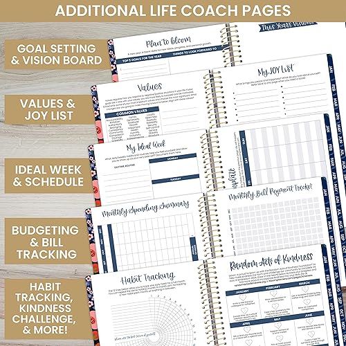 Miniatura 4 de bloom daily planners Agenda calendario del año 2024 (enero de 2024 a diciembre de 2024)  5.5 x 8.25 pulgadas  Agenda semanalmensual organizador