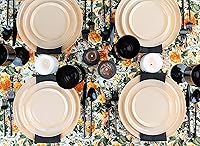 Vista 15 de [30 Pack 16 OZ Bowls] Edge Collection Mint Green Plastic Party Soup Bowls Premium heavyweight Elegant Disposable Tableware Dishes