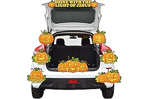 K1tpde 18PCS Halloween Trunk or Treat Outdoor Decoration Kit