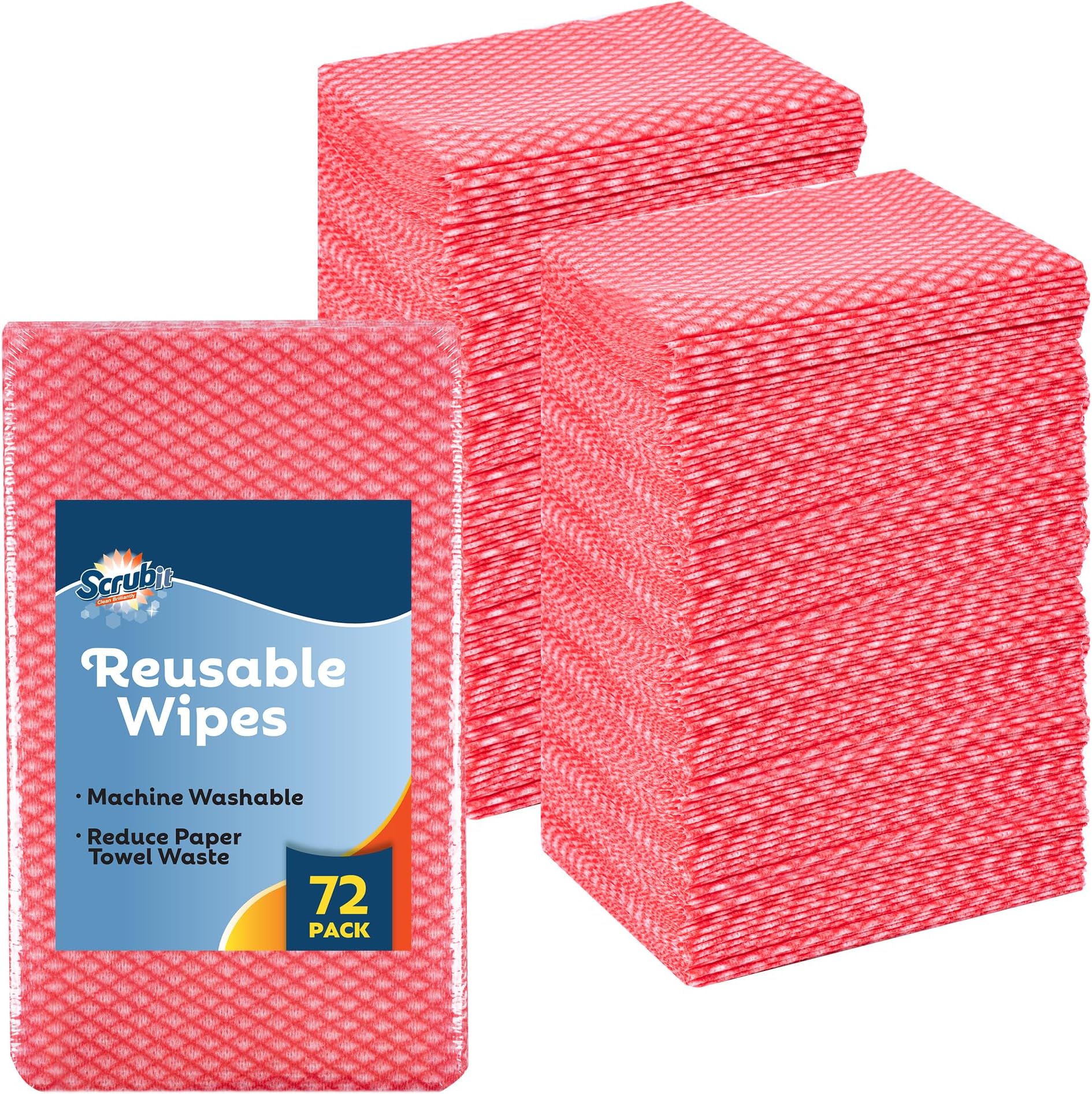 EvaClean Disposable Dry Surface Wipes Pack of Eight 160