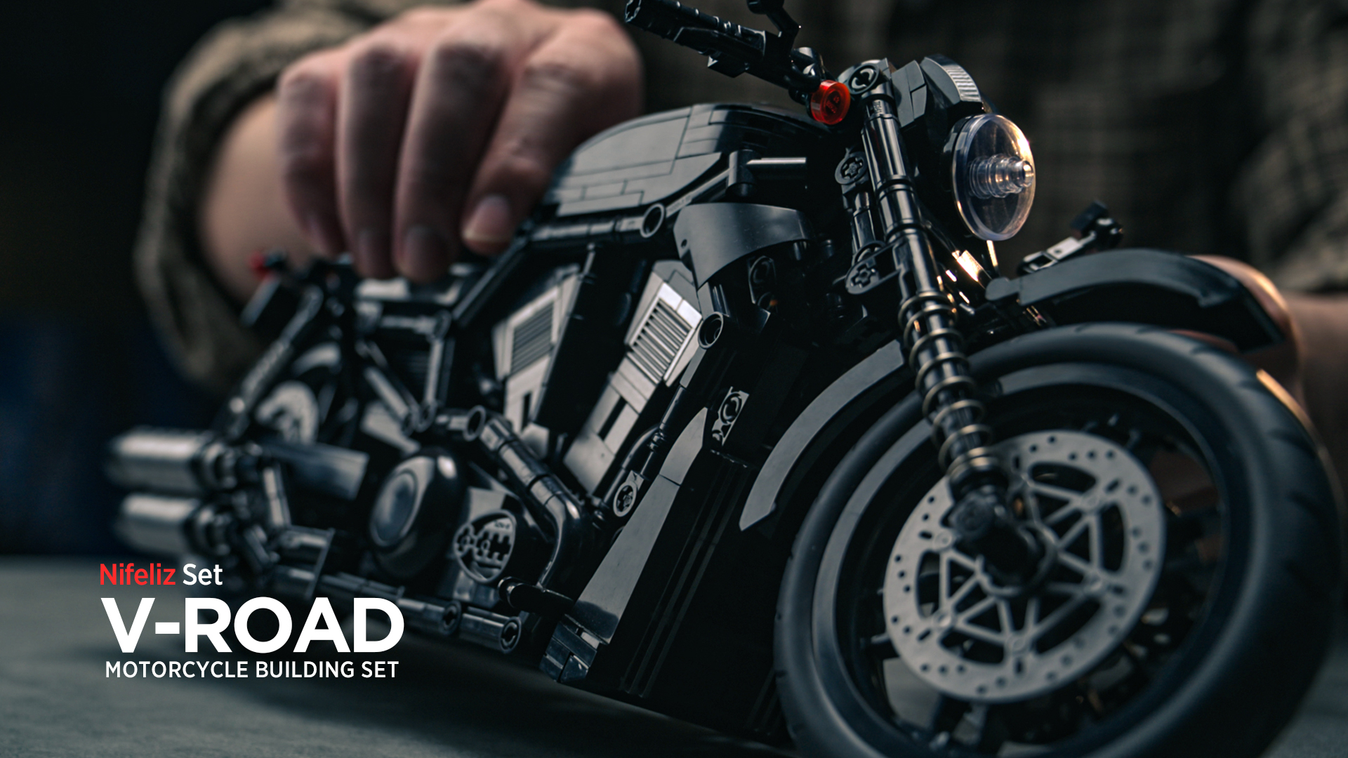Amazon.com: Nifeliz V-Road Motorcycle Building Set, NF10348