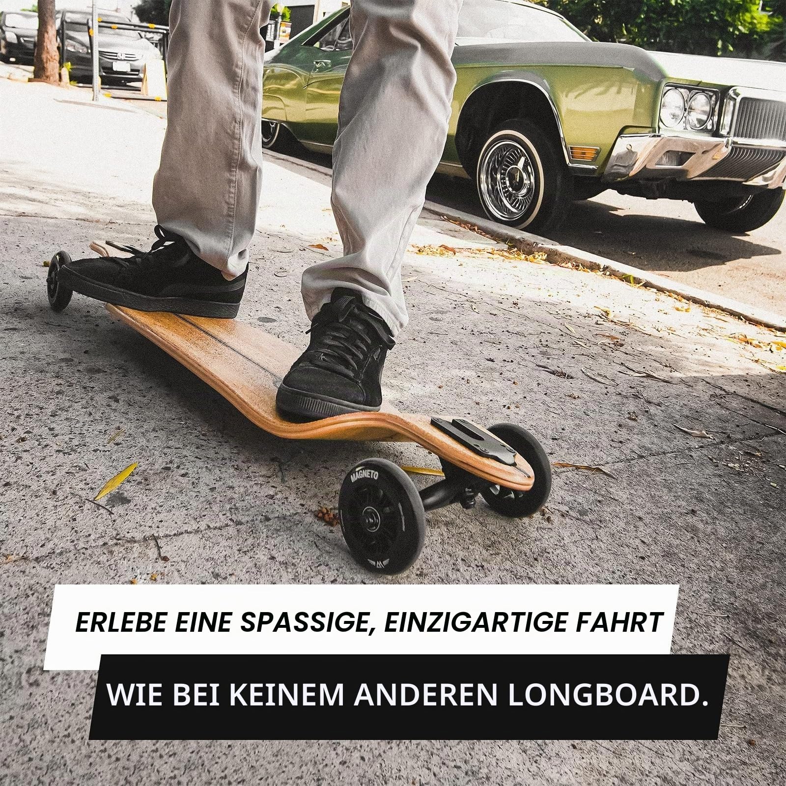 Magneto Longboards - Carbon Fiber Downhill Cruiser W Concave Deck